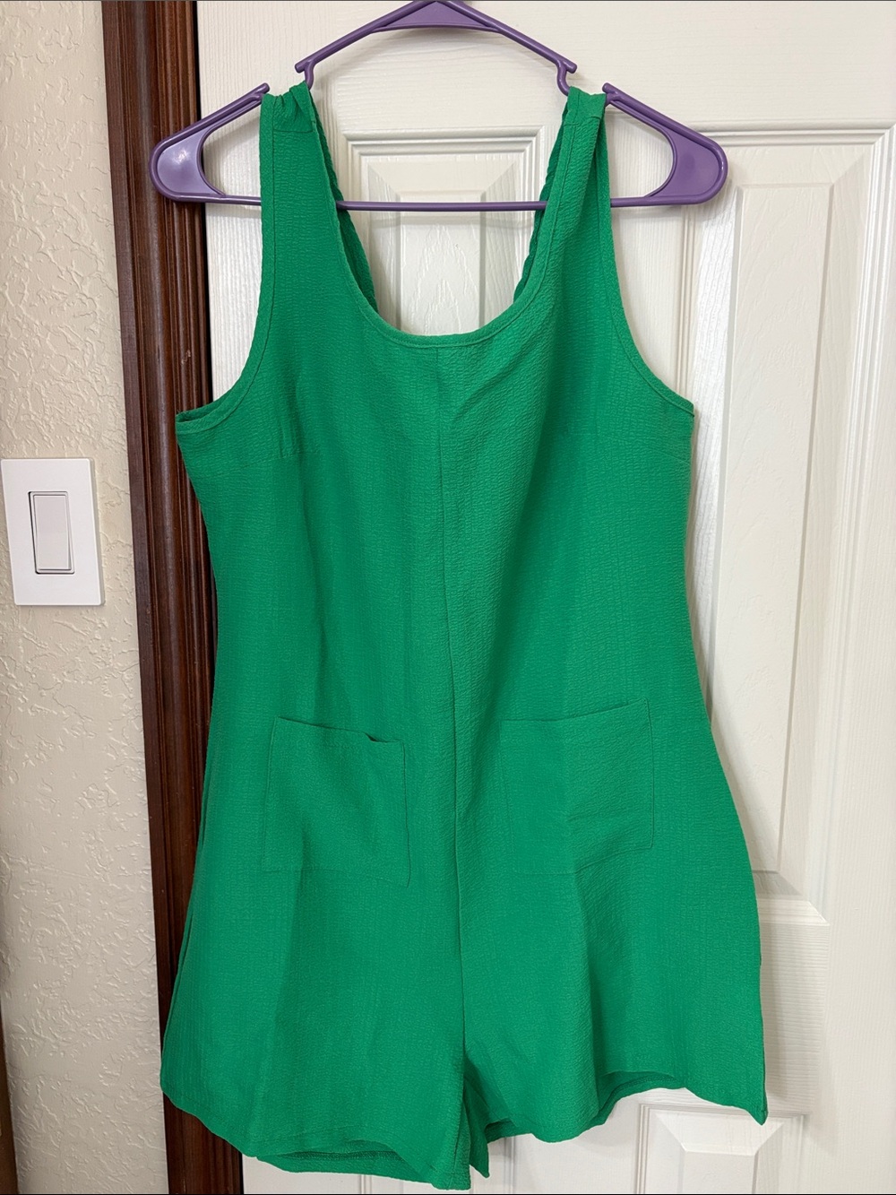Green Women's One-Piece Romper